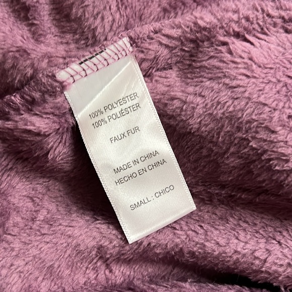 New! CAROLE HOCHMAN Plush Robe Purple (Berry) Sz Small 6-8 Pockets Soft NWT - Picture 10 of 13